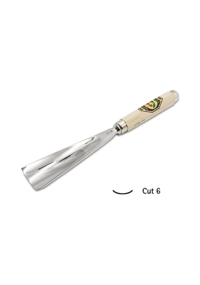 Kirschen Tyrolise Düz Oluklu Ağız Oyma Iskarpelası Cut-6 50 Mm