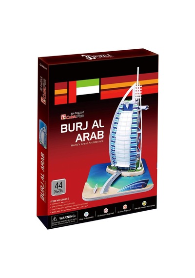 Cubic Fun 3D 44 Parça Puzzle Burç El Arap - Dubai