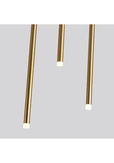 Pipe Plafonyer Led Avize 100 Cm 12li Boru Eskitme Çok Renkli