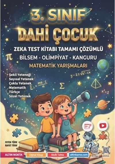 Altın Nokta Yayınları 3.sınıf Bilsem-kanguru-olimpiyat Sınavlarına Hazırlık Seti 9 Kitap