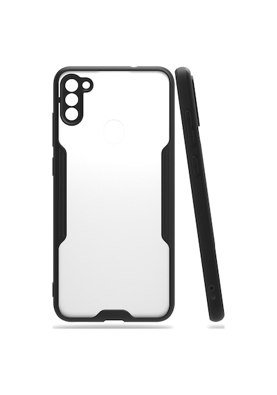 Samsung Galaxy Uyumlu A11 (A115) Kılıf Platin Matte Silikon Arka Kapak