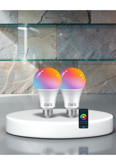 Akıllı 9w Rgbw Led Ampul Xuczrgblambaaaa Çok Renkli