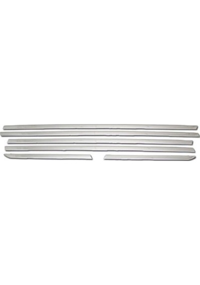 Honda Cıvıc Fd6 2006-2011 Modeller Arası Krom Cam Çıtası 6 Parça Paslanmaz Çelik