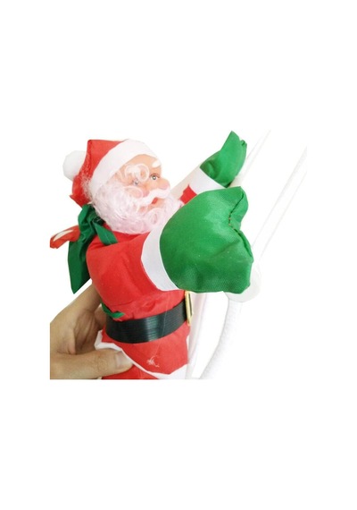 Süsle Bebek Ve Parti Merdivene Tırmanan Noel Baba - 57 Cm Diğer