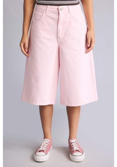 Defacto Açık Pembe Bermuda Jean Şort I0204ax26hspn648 Pembe-pn648