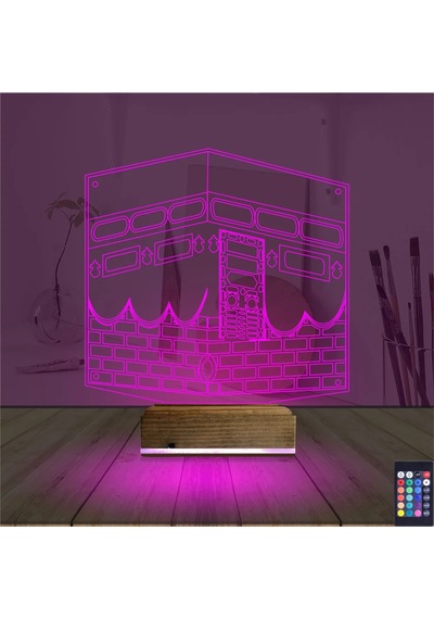 Luvivia Kabe 3d Lamba - Masa Gece Lambası Şeffaf