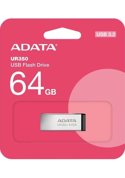 Adata Ur350-64g 64gb Usb3.2 Gen1 Metal Flash Bellek