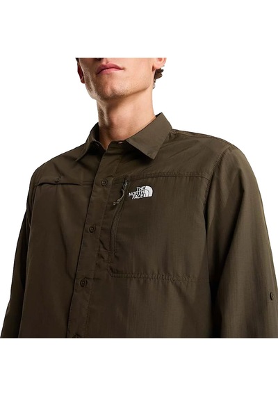 The North Face M Sequoia Ls Erkek Gömlek Kahve