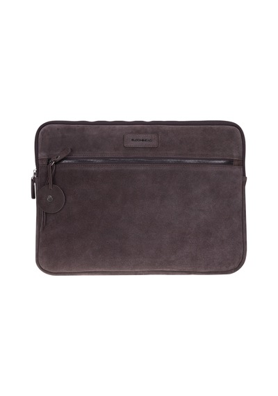 Mocha Still Hakiki Süet Deri 13-14 İnç Macbook Uyumlu/laptop Kılıfı Kahverengi