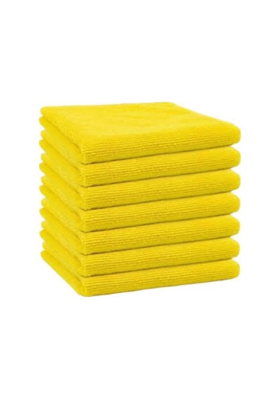 Premium Mikrofiber Temizlik Bezi, Sarı Renk, Makinede Yıkanabilir, Güçlü Toz Alma Özellikli, 20'li Paket Belirtilmemiş Premium Mikrofiber Temizlik Bezi, Sarı Renk, Makinede Yıkanabilir, Güçlü Toz Alma Özellikli, 20'li Paket Belirtilmemiş