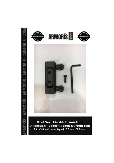 Özel Seri Atıcılık Ürünü Hobi Aksesuarı -lazerli Dürbün Için Ek Yükseltme Ayak 11mm/22mm