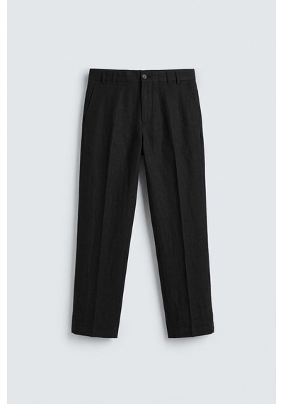 Antioch Lyocell Relaxed Fit Pileli Erkek Pantolon Siyah