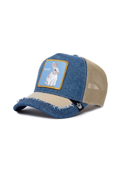 . Silky Rabbit Tavşan Figürlü Şapka 101-1280 Denim