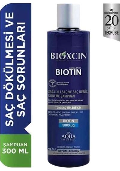 Biotin Şampuan 300 Ml Tüm Saç Tipleri X2 Adet