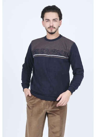 Rey Polo Erkek Bisiklet Yaka Triko Sweat 6743616 Lacivert