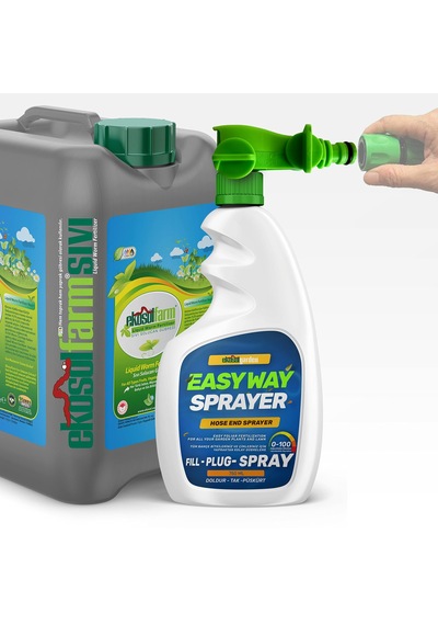 Ekosolfarm Ekosolfarm Sıvı Solucan Gübresi 10 Lt + Easyway Hortum Ucu Sprayer Ewb Çim Ve Tüm Bahçe Bitkilerine Uygun Sıvı Gübre Sku: Smgstke34f2f8e7e 0
