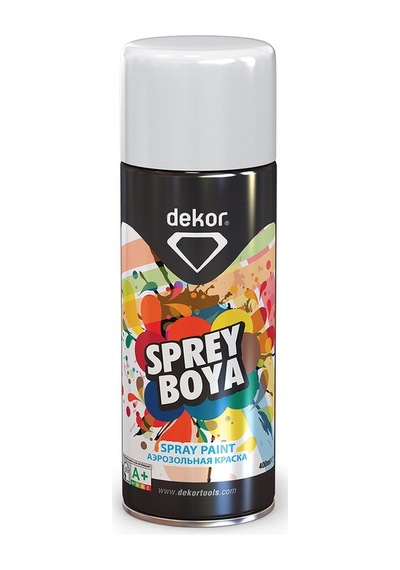 Dekor 650 Parlak Beyaz Sprey Boya 400ml