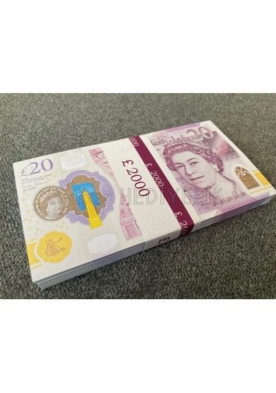 300 ADET 20 STERLİN BANKNOT POUND PARA GEÇERSİZ DÜĞÜN İÇİN PARALA