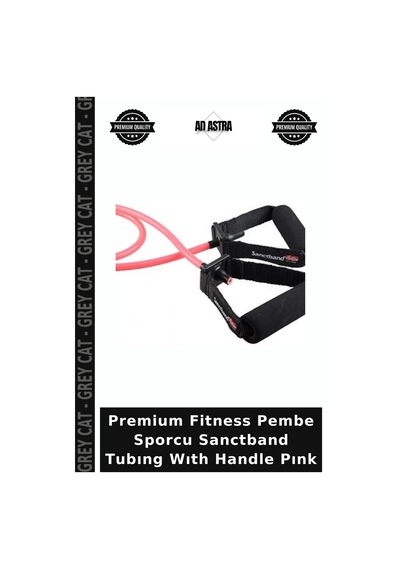 Premium Fitness Pembe Sporcu Sanctband Tubıng Wıth Pınk