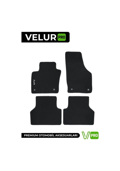Velurpro Audi Q3 2011-2018 Araca Özel Velur Halı Paspas