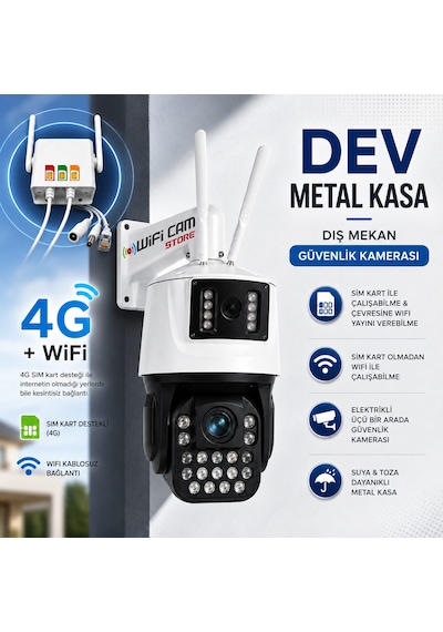 4g+wifi Modemli Kamera 3ü Bir Arada Üretim 42x Optik Zoom