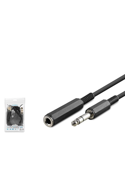 1.5 Metre 6.3mm Stereo Çivi Jack 1/4" Trs Dişi-erkek Kablo