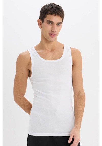 DeFacto Slim Fit Dar Kesim Ribana 2'li Atlet Y9056AZ25SPWT34