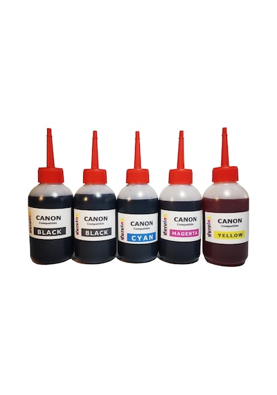 Canon Pg 545 Cl 546 Kartuş Dolum Set 5 Li Set 5X100 ML Mürekkep