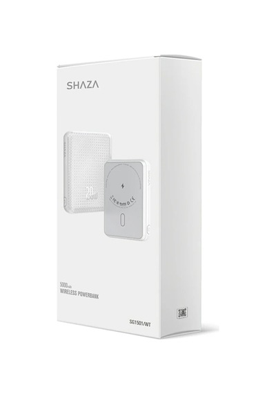 Shaza Sg1501 Magnetic 5000 Mah Kablosuz Wireless Powerbank Gri