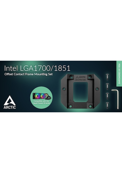 Arctic İntel Lga 1700/1851 Ofset Temas Çerçevesi Montaj Seti
