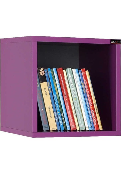 Adoremobilya Rainbow Genç Odası Duvar Raf-Mor