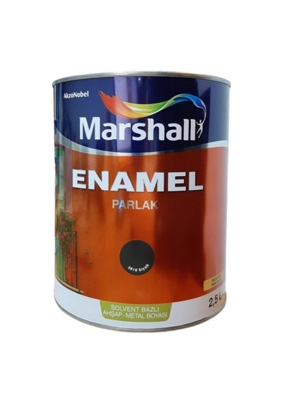Marshall Enamel Parlak 3018 Siyah 2,5 Lt