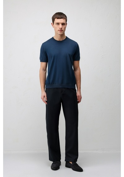 Antioch Comfort Slim Triko T-shirt İndigo