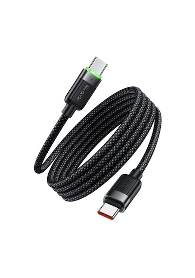 Mcdodo Ca-2000 60w Usb-c To Usb-c Manyetik Sarılabilir Kablo - 1.2 M Siyah