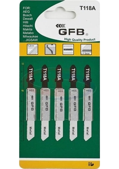 Gfb Metal Dekupaj Ağızı 5'Li Paket T 118-A