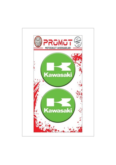 Kawasakı Tasarım Damla Logo Sticker Diğer