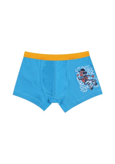 Koza İç Giyim Erkek Çocuk Pamuklu Uzay Baskılı 3'lü Boxer 3053 3053-18