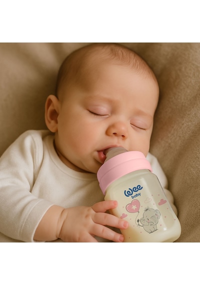 Wee Baby Klasik PP Biberon 125 ML Pembe