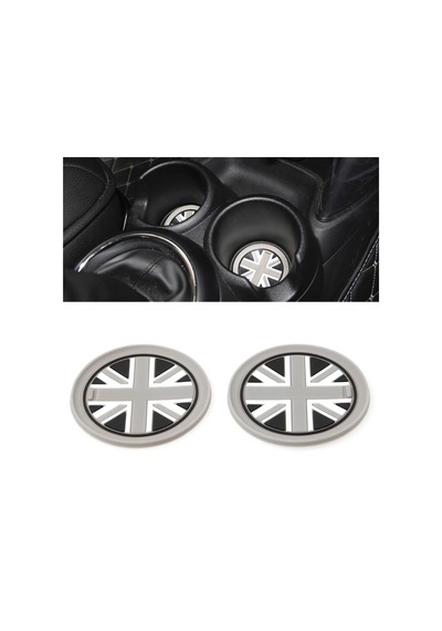 Mini Cooper Araç Içi Bardak Altlığı Union Jk Gray Jk