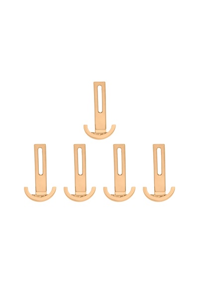 Palmiye Lüks Portmanto Askı, Metal, Vestiyer Askı, 158 Gr, Dolap Askılık, Duvar Askılığı, Albrifin Vidalı 5 Adet