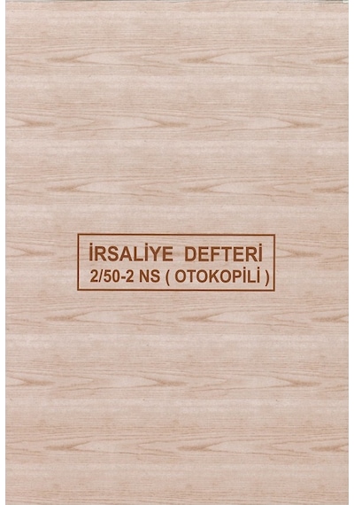 Dilman Irsaliye Defteri Otokopili 2 - 50 2 Nüsha