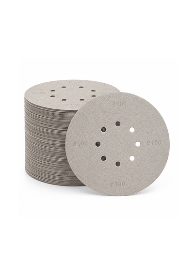 Alçıpan Duvar Zımparası 125 Mm 8 Delikli 100 Kum 50 Adet Ekonomik Paket