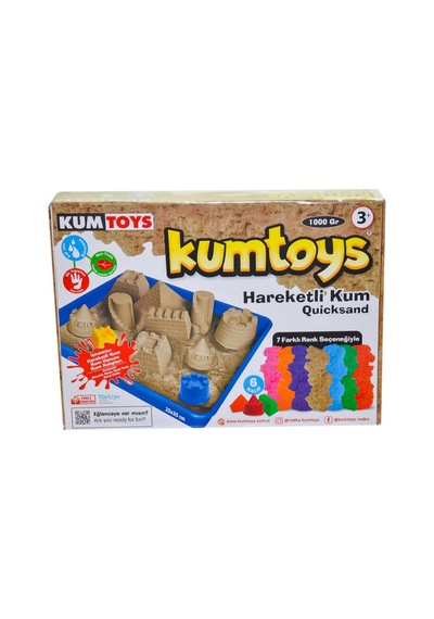 5329 Hareketli Kum Seti 1000 Gr / +3 Yaş
