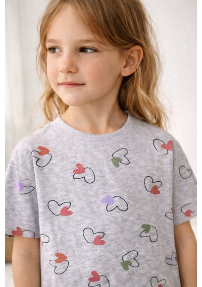 Beka Kids Kız Çocuk Kısa Kollu Ve Şortlu Bisiklet Yaka Rahat Desenli Pijama Takımı Alt-üst Takım Pembe Beka Kids Kız Çocuk Kısa Kollu Ve Şortlu Bisiklet Yaka Rahat Desenli Pijama Takımı Alt-üst Takım Pembe