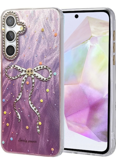 Samsung Uyumlu Galaxy A35 5g Kılıf Blade Aynalı Desenli Kapak Desen 1
