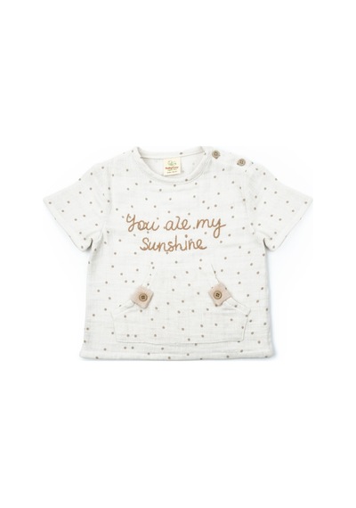 Babycosy Organic Wear Bebek Şort&tshirt Set,müslin,%100 Pamuk,bebek Ve Yenidoğan Serisi Ekru