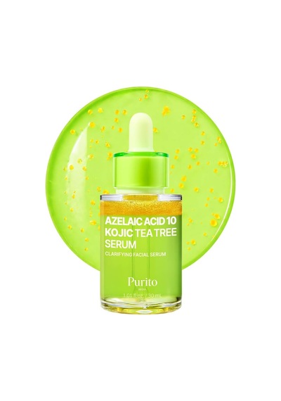 Azelaic Acid 10% Kojic Acid Tea Tree Serum Akne Karşıtı Leke Görünümü Dengeleyici Serum 30 Ml