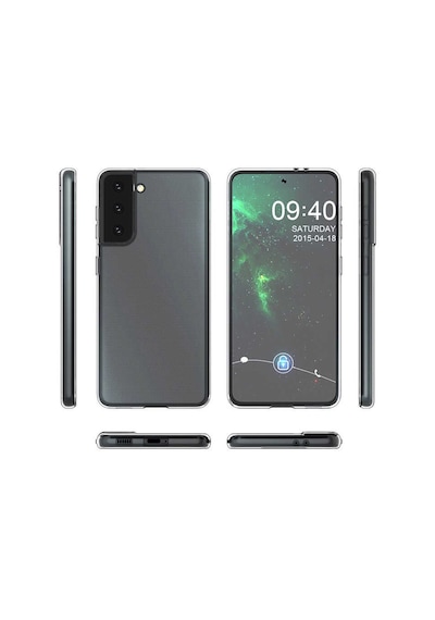 Zore Galaxy Uyumlu S21 Fe Kılıf Süper Silikon Kapak - Renksiz Renksiz