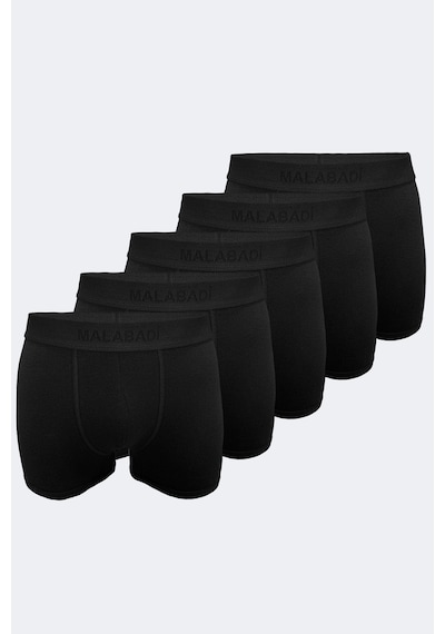 Malabadi Erkek Siyah 5 Li Paket Milan Modal Boxer Mb14 Siyahh