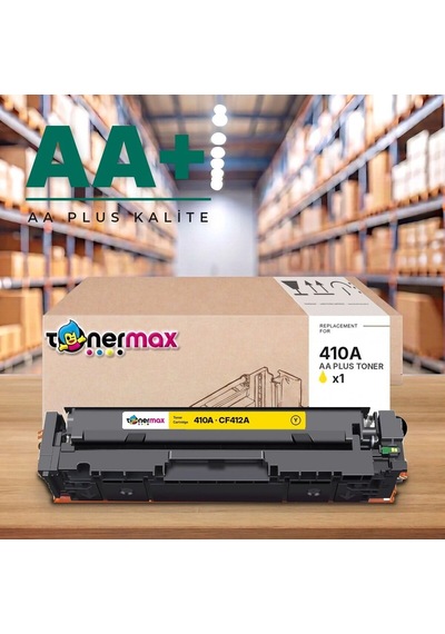 Hp 410a Cf412a Sarı Uyumlu Toner Aa Plus / Color Laserjet Pro M452 / M477 / M377